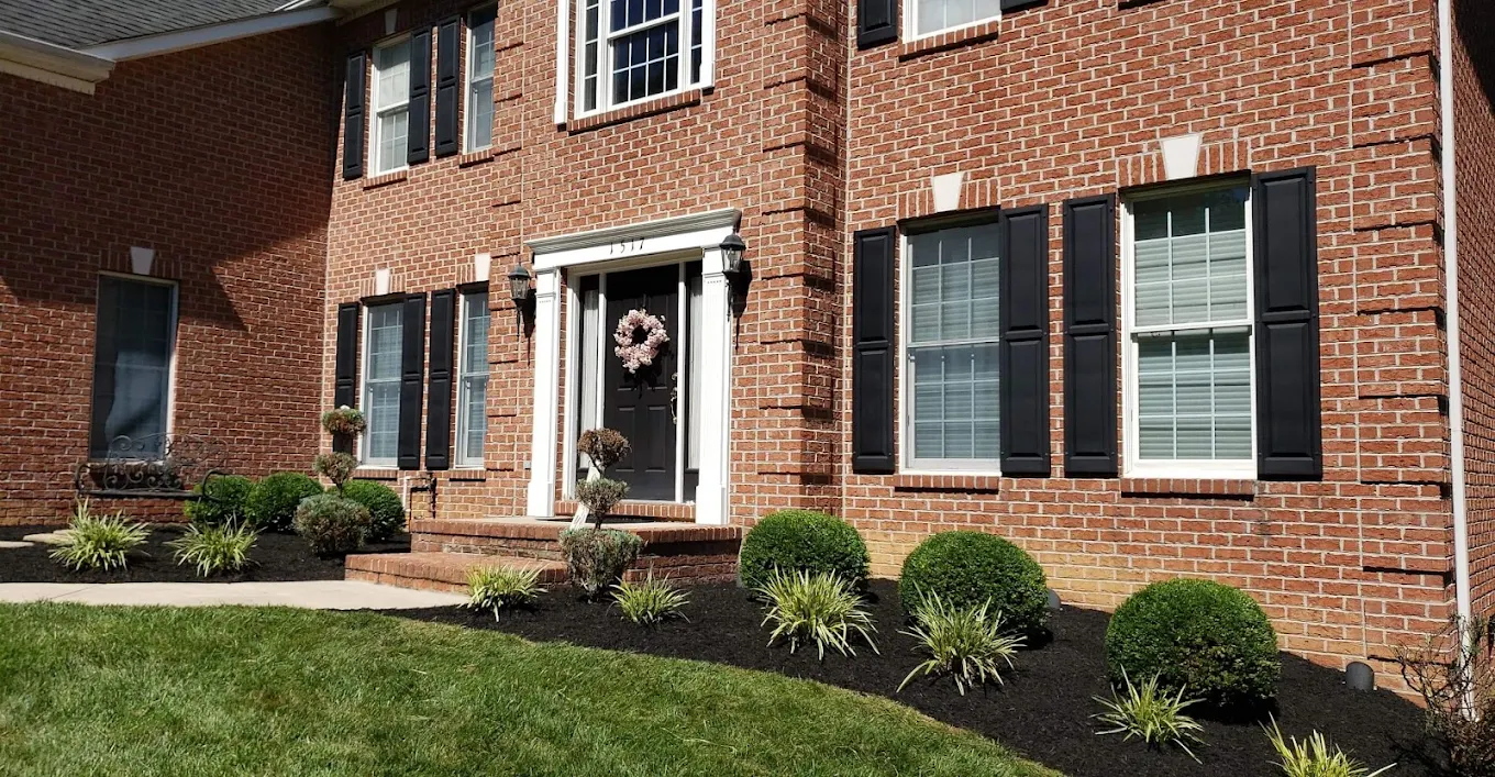 Planting lawns, creating gardens and hardscaping.